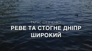 Тарас Шевченко "Реве та стогне Дніпр широкий..."