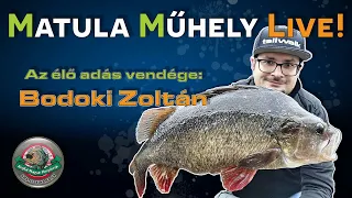 Matula Műhely Live! - Bodoki Zoltánnal | Street Fishing, Pergetés, Drop Shot