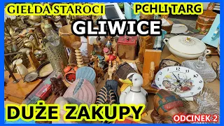 GIEŁDA STAROCI W GLIWICACH PCHLI TARG SREBRO PIERŚCIONKI PORCELANA DUŻE ZAKUPY W ATRAKCYJNYCH CENACH