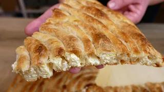 Rrethenik/kollpite me djath | Rrethenik: An Albanian circular pie with cheese