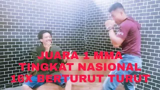 JUARA 1 MMA TINGKAT NASIONAL 16X BERTURUT TURUT @muhammadrofin6262