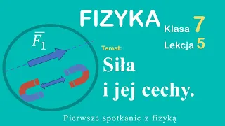 Fizyka Klasa 7 Lekcja 5: Siła i jej cechy.