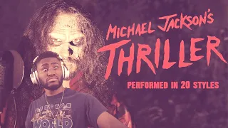 HE DID THE GOAT?!? Michael Jackson - Thriller | Ten Second Songs 20 Style Halloween Cover (Reaction)