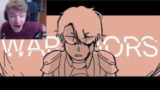 TOMMY REACTS TO DREAM SMP WAR ANIMATIC (take two)