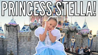 Stella's 1st BIBBIDI BOBBIDI BOUTIQUE Experience at DISNEYLAND!!! | Princess Stella