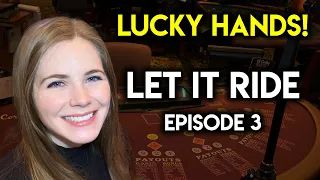 Best Starting Hand!? $1000 VS Let It Ride! Awesome Session!!