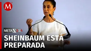 Claudia Sheinbaum se prepara para el segundo debate presidencial