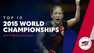 Top 10 shots from the 2015 World Table Tennis Championships