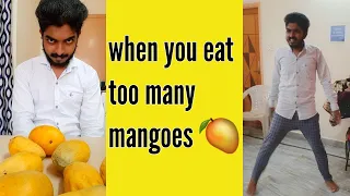 When You Eat Too Many Mangoes #shorts #vines