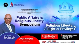 Sab. May 25, 2024 | CJC Online Church | Public Affairs & Religious Liberty Symposium | 9:15 AM