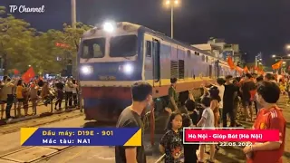 TÀU HOẢ VIỆT NAM | Các chuyến tàu đi qua trung tâm Hà Nội trong "cơn bão" SEA GAMES 31 của người dân