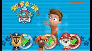 Игра щенячий патруль безопасность на дороге. Game Paw Patrol. Stay Safe (2020)