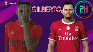 FACE DO GILBERTO (BENFICA) NO PES 2020