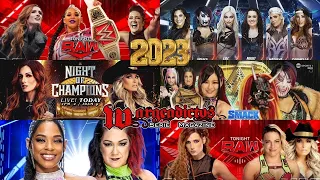 Mejores Luchas Femeninas del Año en WWE - Wargeadictos Magazine 2023 (ARCHIVO)