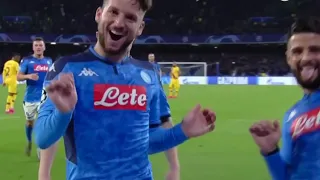 Dries Mertens celebration Vs Barcelona