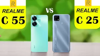 Realme c25 vs realme c55