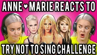 POP STAR REACTS TO TRY NOT TO SING ALONG TO POP SONGS (Anne-Marie)