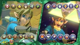 Mario Kart 8 Deluxe + Booster Pass Course DLC ⁴ᴷ All 24 Cups (200cc 3-Star Rank) BotW Link