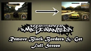 how to fix (WIDE SCREEN OR BLACK BORDER) in nfs mw Part 2