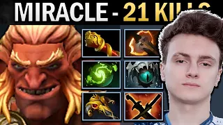 Troll Dota Gameplay Miracle with Refresher and 21 Kills