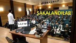 Tıp Fakültesi 1. Sınıflara "Hoşgeldin" Şakası ( Sınıfı terk etti!! )