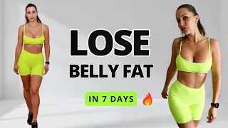 Lose Belly Fat in 7 Days | 30 Min Standing Abs Workout NO REPEAT | Burn 300 cal