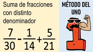 SUMA DE FRACCIONES CON DISTINTO DENOMINADOR. Matemáticas Básicas