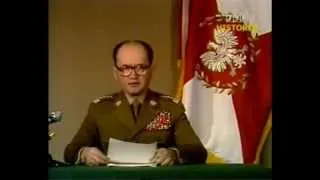 Ogłoszenie Stanu Wojennego - Wojciech Jaruzelski 13.12.1981