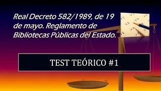 Test teórico comentado #1 - R.D. 582/1989