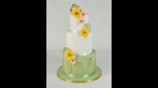 How to make Sugar Jungle Leaf Leaves Cake Decorations Step by Step Tutorial Gumpaste Fondant