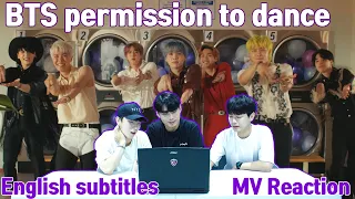 BTS (방탄소년단) 'Permission to Dance' Official MV REACTION (ENG SUB)