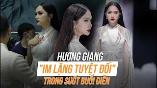 HƯƠNG GIANG "IM LẶNG TUYỆT ĐỐI" SUỐT QUÁ TRÌNH LÀM VEDETTE TẠI AVIFW 2020