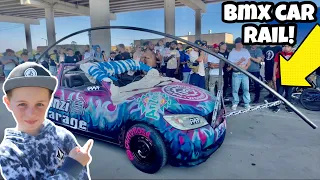 BMX Tricks On A Crazy Car! *Road Trip!*