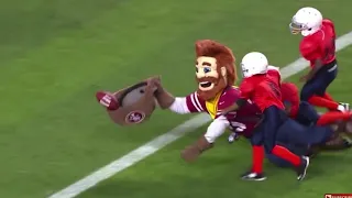 Mascots vs Kids in football Funny Complation