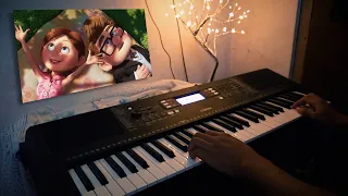 Married Life "Up Theme" (With Movie Scene) One Take- Yamaha PSR E373 #Cover