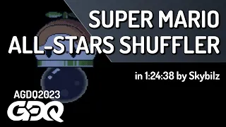 Super Mario All-Stars Shuffler by Skybilz in 1:24:38 - Awesome Games Done Quick 2023