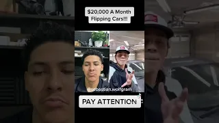 $20,000 A Month Flipping Cars
