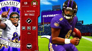 Lamar "Big Truzz" Jackson is INSANE in Madden 23!