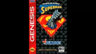 The Death and Return of Superman Sega Genesis music-Cut Scene