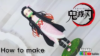 Demon Slayer:Kimetsu no Yaiba(Make nezuko)┃How to make┃Clay Tutorial┃Anime