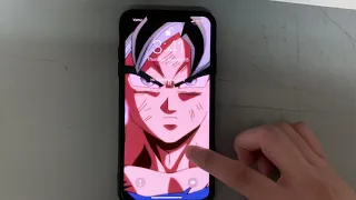 Goku Ultra Instinct live wallpaper on ios!!! No jailbreak