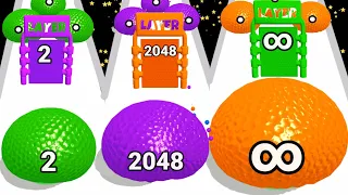 Ball Run Infinity 2048 vs Number Master Run and Merge Gameplay Walkthrough Mobile New Update Part #3