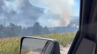 Fire near Wolcott, Colorado