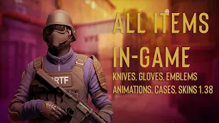 All Items in Critical Ops Unlocked | All Skins, Gloves, Knives, Animations, Cases, Emblems