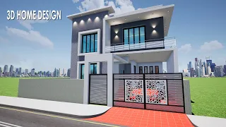 3d home design 5 bedroom -  5 bedroom duplex house design -  5 bedroom duplex house plans