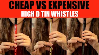 CHEAP VS EXPENSIVE TIN WHISTLE - Can you hear the difference? High D Whistle Comparison