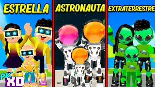 FAMILIA ESTRELLA vs FAMILIA ASTRONAUTA vs FAMILIA EXTRATERRESTRE EN PK XD 🐸 SIMBA