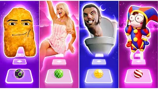 Gegagedigedagedago VS Aqua Barbie Girl VS Skibidi Toilet  VS Pomni-THE AMAZING DIGITAL CIRCUS - Tile