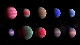 Comparing 10 Known "Hot Jupiter" Exoplanets | Video