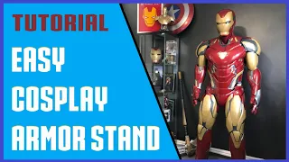 How to Make a Cosplay Armor Stand - Easy Cosplay Suit Display Stand